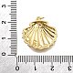 Подвески из латунного АБС-пластика с жемчугом X-KK-V011-59G-3