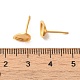 Серьги-гвоздики в форме капли из нержавеющей стали 304 STAS-H193-03G-3