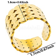 Минималистичные кованые манжеты из нержавеющей стали 304 NB8720-2
