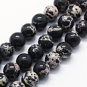 Синтетические имперские нитки из бисера яшмы G-I199-35-8mm-G