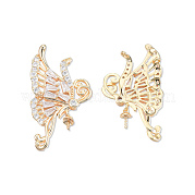 Подвески из латуни с прозрачным фианитом KK-N232-444