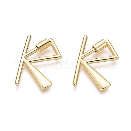 Латунные брелоки с карабином KK-I663-01G-K-1
