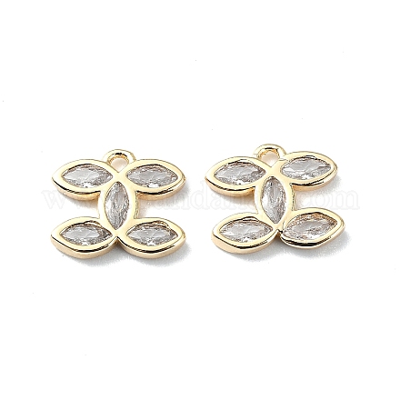 Латунные микро проложить кубического циркония подвески FIND-Z029-01G-1