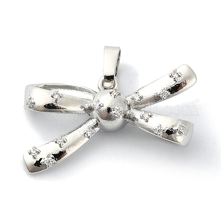 Подвески из кубического циркония с покрытием из латуни KK-M282-26P-1