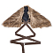 Artificial Wool Shawls, with Imitation Leather Belts, Camel, 910x310x45mm