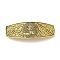 Viking Knot Alloy Retro Hair Barrettes, Hair Accessories for Women & Girls, Rectangle with Tree, Antique Golden, 83.5x29x11mm
