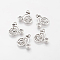 Tibetan Style Alloy Pendants, Cadmium Free & Lead Free, Bicycle/Penny Farthing, Antique Silver, 17x18x3mm, Hole: 1.5mm