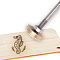 Stamping Embossing Soldering Brass with Stamp, for Cake/Wood, Sea Horse Pattern, 30mm