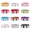 PandaHall 12pcs 12 Colors Snap Bracelet Imitation Leather Wristbands Adjustable Jewelry for Women Girls Jewelry Gift DIY