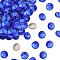 Preciosa® MAXIMA Crystal Round Stones, Czech Crystal, Bicone(436 11 177 Rivoli), Dura Foiling, 30050 Sapphire, SS47(10.55~10.9mm)