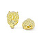 Rack Plating Alloy Beads, Owl, Light Gold, 9.5~10x7.5x4.5mm, Hole: 1.2mm