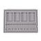PE and Flocking Bead Design Boards, with Graduated Measurements, DIY Beading Jewelry Making Tray, Rectangle, Gray, 28.5x19.5x1.7cm, 2pcs/set