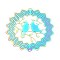 201 Stainless Steel Connector Charms/Links, Flower with Hollow Bird, Etched Metal Embellishments, for DIY Wind Spinners, Multi-color, 50x50x0.2mm, Hole: 1.4mm