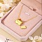 Envelope with Customized Word 925 Sterling Silver Micro Pave Cubic Zirconia Pendant Necklaces, Golden, 15.75 inch(40cm)