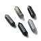 Natural Indian Agate Healing Stones, Reiki Energy Balancing Meditation Therapy Wand, No Hole, Faceted, Double Terminated Points, 22~23x6x6mm