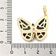 Латунные микропаве прозрачные подвески с фианитом KK-L211-020G-01-3