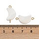 Подвески-коннекторы из натуральной ракушки STAS-D378-24G-3