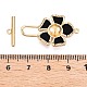 Застежки-тоглы из матовой латуни KK-N054-156G-4