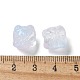 Выпечка расписные прозрачные стеклянные бусины X1-GLAA-C035-01C-3