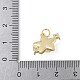 Подвески из латуни микропаве с фианитами и стеклом KK-F892-47G-4