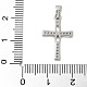 Латунные микро проложить кубического циркония подвески KK-U056-51P-3