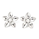 Серьги-гвоздики из латуни EJEW-S258-02P-3
