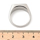Кольца-ракушки из нержавеющей стали 316L для женщин RJEW-U054-01C-P-5
