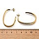Серьги-гвоздики из нержавеющей стали 304 EJEW-F361-22G-3