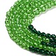 Прозрачный градиент цвета стеклянные бусины пряди GLAA-H021-01A-32-3