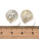 Прозрачные стеклянные бусины GLAA-D025-03I-3