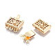 Застежки латунные коробки KK-S356-311-NF-4