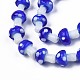 Гриб ручной Lampwork бисер пряди LAMP-R116-12A-3