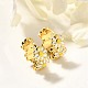 Серьги-кольца из нержавеющей стали 304 для женщин EJEW-C096-46G-1
