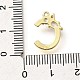 Латунные микро проложить кубического циркония подвески KK-M310-01G-03-3