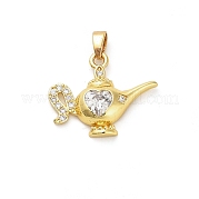 Латунные микро проложить кубического циркония подвески KK-M314-13G