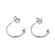 Некорневая серьга-гвоздик из нержавеющей стали 304 EJEW-H134-02A-P