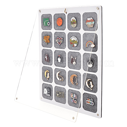 20 прямоугольная сетка из фетра ODIS-WH0038-97-1
