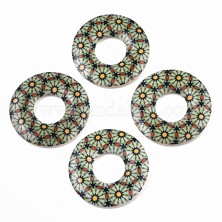 Печатные подвески дерева WOOD-S045-104D-1