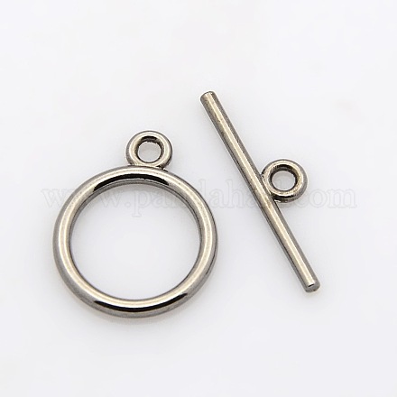 Застежки тоггл в тибетском стиле  TIBE-A12208-B-NR-1