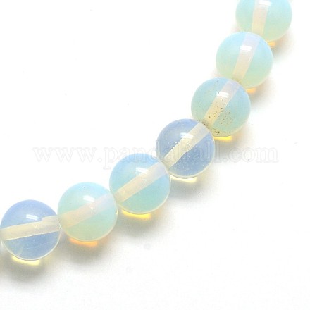 Опал круглые бусины нити G-O047-08-4mm-1
