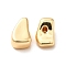 Brass Beads, Cadmium Free & Nickel Free & Lead Free, Long-Lasting Plated, Teardrop, Real 18K Gold Plated, 6x4x4mm, Hole: 0.7mm