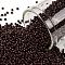 TOHO Round Seed Beads, Japanese Seed Beads, (46) Opaque Oxblood, 15/0, 1.5mm, Hole: 0.7mm, about 3000pcs/10g