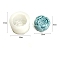 DIY Food Grade Silicone Candle Molds, for Candle Making, Flower, White, 4.5x3.3cm