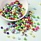 Opaque Colours Luster & Silver Lined & Transparent & Frosted Colours Glass Seed Beads, Round Hole, Round, Colorful, 4~5x3~3.5mm, Hole: 1.2mm, about 5555Pcs/pound