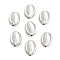 CCB Plastic Beads, Oval, Platinum, 10.5x8x4.5mm, Hole: 1.2mm, 2500pcs/500g
