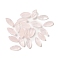 Natural Rose Quartz Cabochons, Horse Eye, 8x4x2.5~3mm