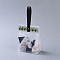 Plastic Transparent Gift Bag, Storage Bags, Self Seal Bag, Top Seal, Rectangle, with Cartoon Card and Sling, Hole and Nail, Dark Sea Green, 32.5x17x7cm, 10set/bag