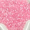 Cat Eye Beads, Round, Pink, 4x3mm, Hole: 1.2mm, about 10g/set, 140pcs/set