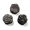 Natural Golden Obsidian Beads, Flower, 13.5~16x13~16x7.5~9.5mm, Hole: 1.6mm
