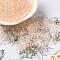 Transparent Colours Glass Seed Beads, Rondelle, PeachPuff, 6/0, 4x3mm, Hole: 1.4mm, about 5700pcs/pound